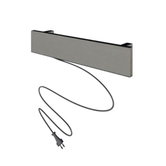 Toalheiro Elétrico Unic Grafite Escovado Thermo 42cm - Imagem principal - 99d3a7d0-43d3-4fad-9bb7-3408261feae9
