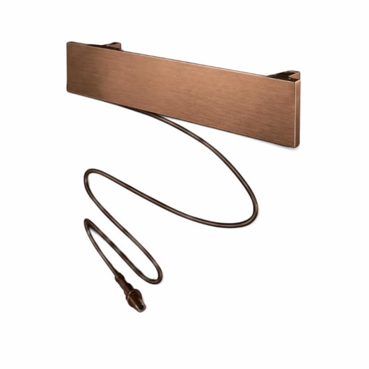 Toalheiro Elétrico Unic Níquel Cobre Escovado Thermo 42cm - Imagem principal - d61ed660-5d02-4a2f-a7cd-462b7623c24a