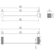 Toalheiro Kr436 Bronze Kromma 60cm - eb2d0a74-4e98-4633-a6d2-b5ac9e5bbc50