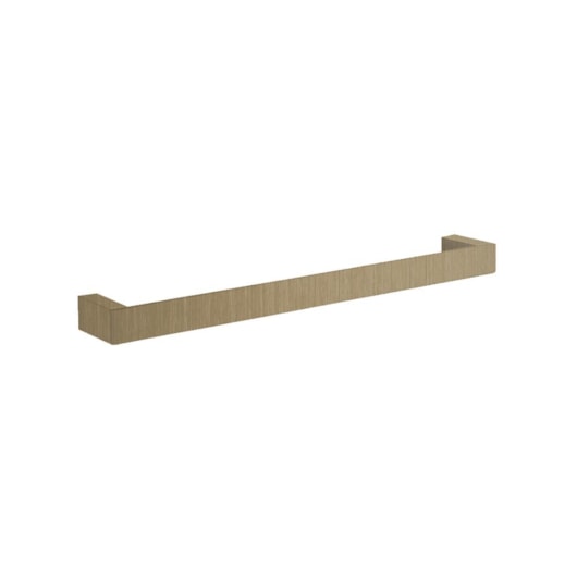 Toalheiro Kr565 Dourado Escovado  Kromma 45cm - Imagem principal - d43f1433-ebc3-4311-ae47-178f7d908e49