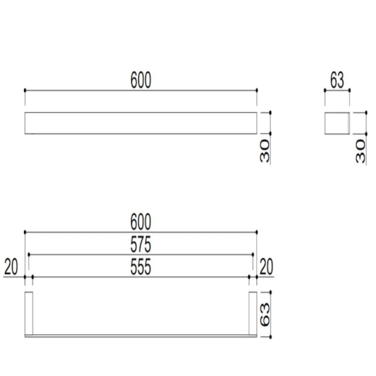 Toalheiro Kr566 Champagne Matte Kromma 60cm - Imagem principal - c269c382-73b6-451b-bce3-486904e1e86c