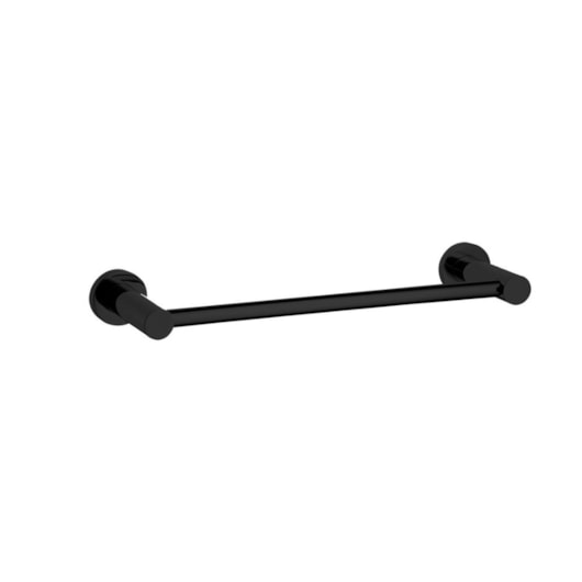 Toalheiro Kr664 Black Matte Kromma 30cm - Imagem principal - dd857b6a-e0cf-4700-a42e-5c67c68c51fc