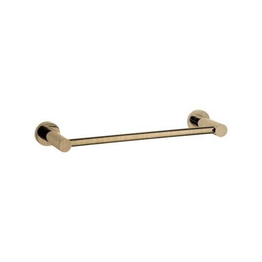 Toalheiro Kr664 Dourado Escovado Kromma 30cm - Imagem principal - 2b846b8c-ada9-4a40-bc3a-a768728ff24a