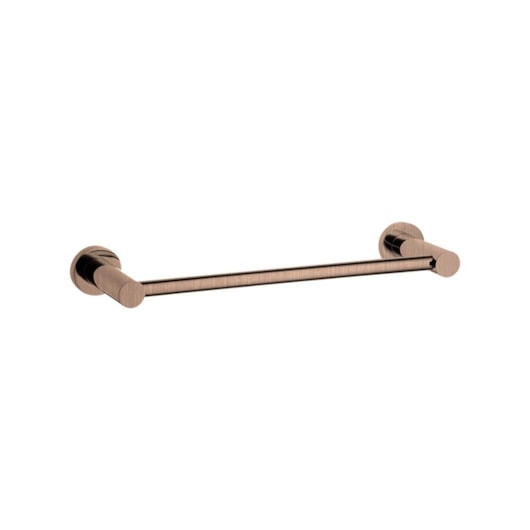 Toalheiro Kr664 Rose Gold Escovado Kromma 30cm - Imagem principal - 5bbd1e11-a84e-43ea-a9b1-eca162c26ab1