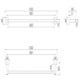 Toalheiro Kr666 Cromado Kromma 60cm - 0073a579-a0fd-4a16-a15a-4ec812e7fa50