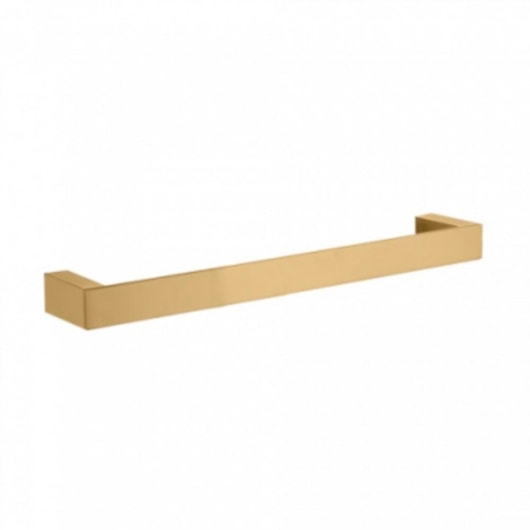 Toalheiro Kr774 Dourado Kromma 30cm - Imagem principal - 0e65387e-59ab-417c-bc40-ebfbab0cbfb3