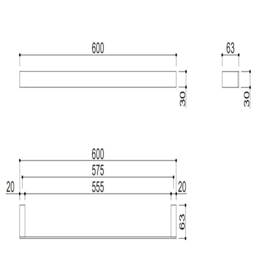 Toalheiro Kr776 Dourado Kromma 60cm - Imagem principal - 815b912f-8f86-4a7e-9084-81fc368f67f8