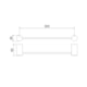 Toalheiro Linear 501 C36 Atria Cromado Meber - 0c0fc59e-0175-4670-91d3-56ba53590264