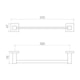 Toalheiro Linear Simples C 34 Preto Matte Meber - 37d3a90f-b59c-48c6-8afa-f90486999e1c