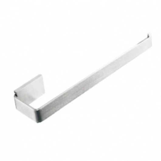 Toalheiro Ponto Em Aço Inox Kr714 Aço Escovado Kromma 26cm - Imagem principal - 8bbba986-3aa0-4066-922f-b06500509c17