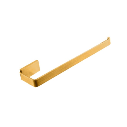 Toalheiro Ponto Em Aço Inox Kr714 Gold Matte Kromma 26cm - Imagem principal - 2a387971-44a9-4644-ba9b-34d75fcd2242