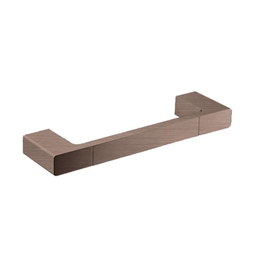 Toalheiro Rbace20236 Bronze Escovado Com Howlita Branca Rubinettos 30cm - Imagem principal - b9616fff-d13a-4568-9b8a-e50013baa9e3