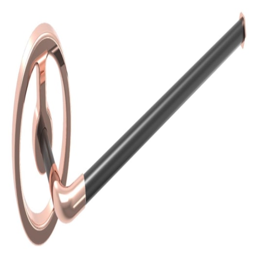 Toalheiro Rbace6204 Black Matte e Rose Gold Rubinettos - Imagem principal - 528de6e7-7c43-4bb8-9320-38b5a2627039