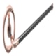 Toalheiro Rbace6204 Black Matte e Rose Gold Rubinettos - 9492ba1e-8a27-4605-bf31-7bf774b65afb