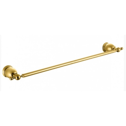 Toalheiro Rbace7811 Dourado Rubinettos 60cm - Imagem principal - 55e7a4af-6a67-4bfe-b25c-436287457ea1