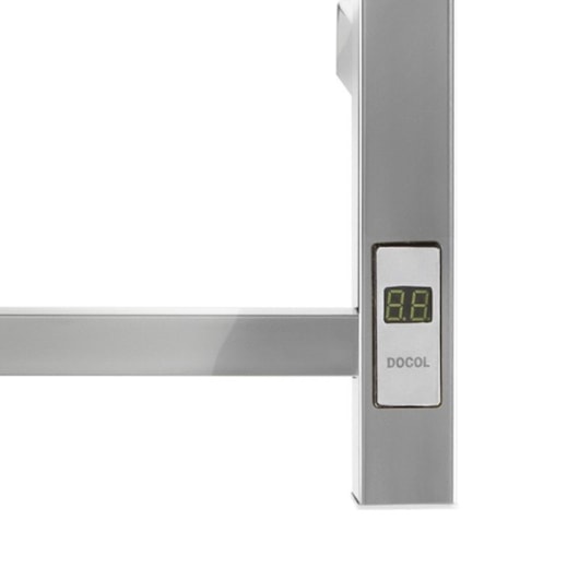 Toalheiro Térmico Cozy Square Quadrado 127v Inox Polido Docol - Imagem principal - 6075702f-ea3b-431c-abb3-915cf0ef2fd7