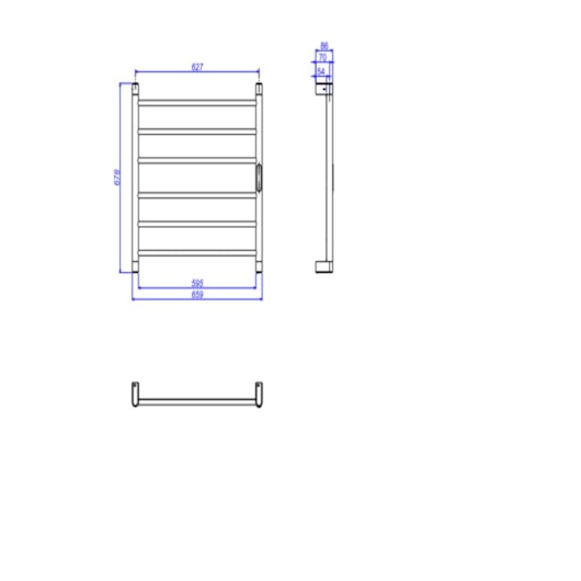 Toalheiro Térmico de Parede Fio Lado Direito 220V Cromado Deca - Imagem principal - a04b098b-09eb-45e4-a0a1-d1c5f5584830