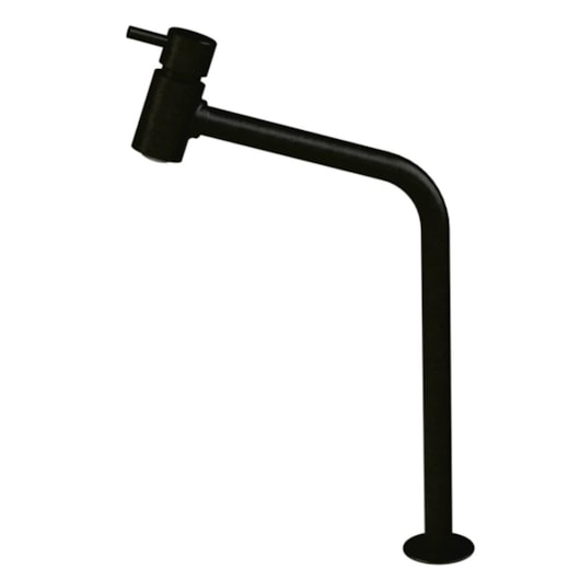 Torneira Bica Alta de Mesa p/Lavatório Bello Black Preto Fosco Romar - Imagem principal - 9740f9ca-6638-472b-a669-e07244a696e6