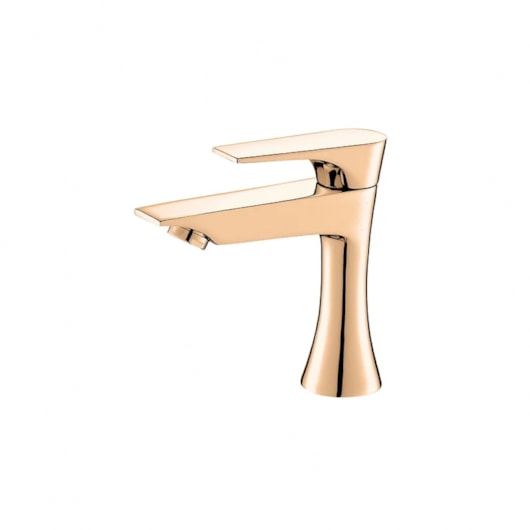 Torneira Bica Baixa Anglo 1/4 de Volta Rose Gold Lexxa - Imagem principal - 2165d6d7-6b53-4d8a-ae7f-d4561748c51d