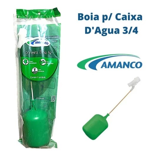 Torneira Boia Para Caixa Dágua 3/4 CB Amanco - Imagem principal - 8ed38ce1-0e46-456e-8947-ff83e97afd9c