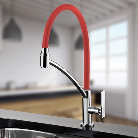 Torneira Chef Para Cozinha De Mesa Red 1167 R81 Lorenzetti - Imagem principal - 5224a94a-8ad4-40be-acd3-b86adf8d057c