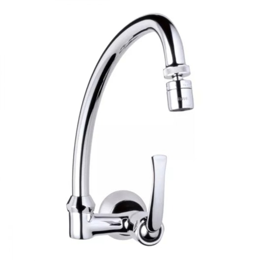 Torneira Com Saida Lateral De Parede Para Cozinha Pratika Cromado Fabrimar - Imagem principal - d142c691-8472-46c6-a3bd-baa953fd199c