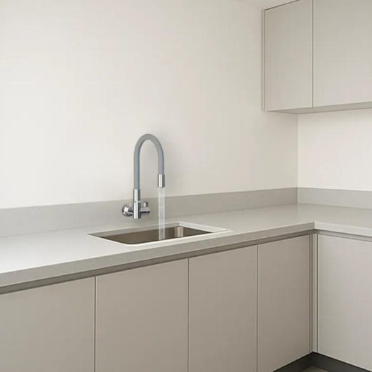 Torneira Cozinha de Parede Motion Metalizada e Cinza Zagonel - Imagem principal - 857b309b-c866-4593-b932-90ea74378701