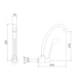 Torneira De Acessibilidade De Parede Para Cozinha Bica Móvel 1165 C58 Globalmedic Meber - a6b40a98-f1c3-40b8-9186-8cc272f03a1c