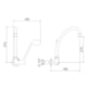 Torneira De Acessibilidade Para Cozinha Bica Móvel Parede 1187 C 58 Meber - b0615b9c-4b14-4152-9c44-ffdaab614e0f