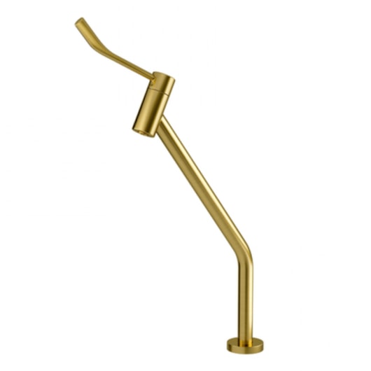 Torneira De Acessibilidade Para Lavatório De Mesa Bica Alta Benefit Ouro Escovado Docol - Imagem principal - c9b38c76-b795-4c01-9fc1-daf63c13ee6f