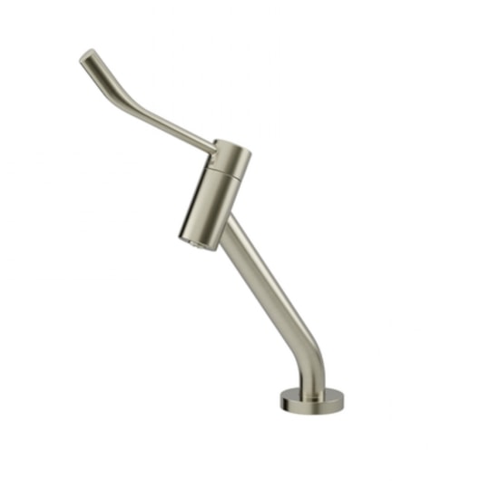 Torneira De Acessibilidade Para Lavatório De Mesa Com Alavanca Benefit Níquel Escovado Docol - Imagem principal - 68a67fd6-cc7b-48b5-8dc3-c09fe3534f23