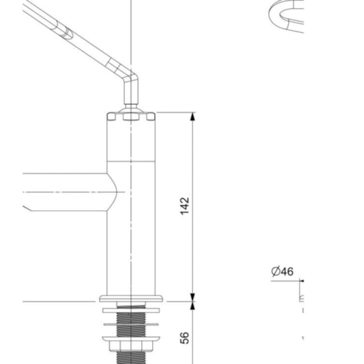 Torneira De Acessibilidade Para Lavatório De Mesa Com Alavanca Ecopress Cromado Celite - Imagem principal - aabc42d3-1c13-459c-b412-689ca9c4eb4a