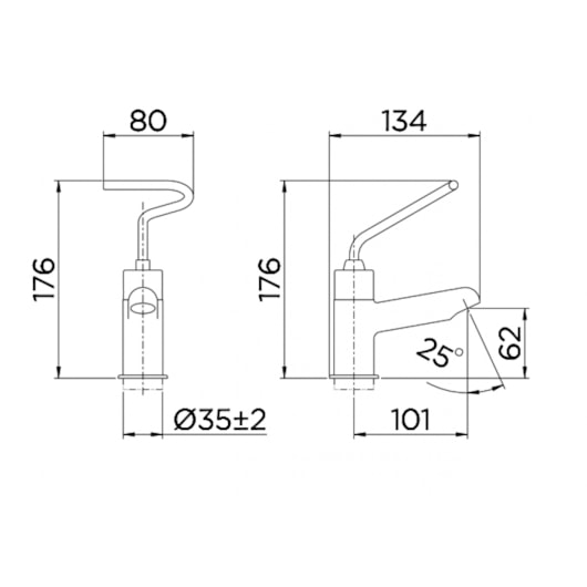 Torneira De Acessibilidade Para Lavatório De Mesa Pressmatic Benefit Leed Bica Baixa Cromado Docol - Imagem principal - e61a6d1b-77cb-4d6a-b979-701dcc3ca887