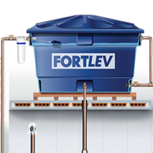 Torneira De Boia Para Caixa D'Agua Com Haste Em Abs Fortlev 1/2