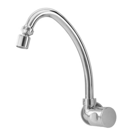 Torneira de Cozinha de Parede Bica Móvel Fit Cromada Romar DN15 - DN20 - Imagem principal - e5a07009-a759-4328-8e97-05b610a9107b