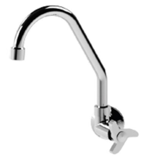 Torneira de Cozinha de Parede Bica Móvel Wind Cromada Romar DN15 - DN20 - Imagem principal - f8fc4245-3d06-4f35-aea7-a5babf759ee1