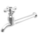 Torneira De Cozinha De Parede C33 Cromada Romar 18cm DN15 - DN20 - cf9ea60b-93fd-4505-b300-2f66d368114b