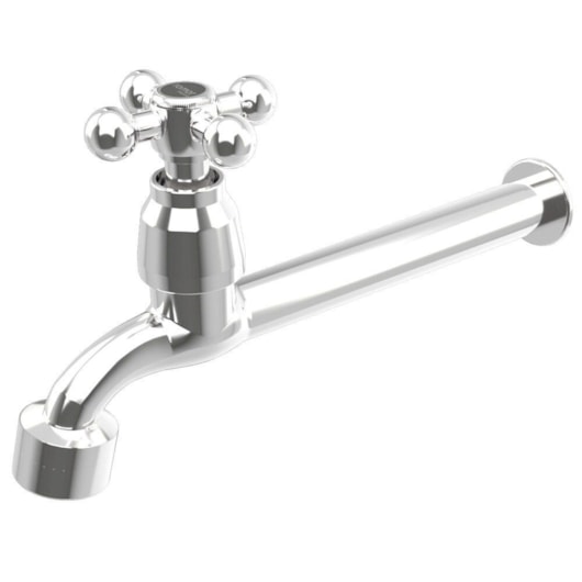 Torneira De Cozinha De Parede Com Arejador C33 Cromada Romar 18cm DN15 - DN20 - Imagem principal - e6efd298-84aa-47bf-9de3-4e53719e760c
