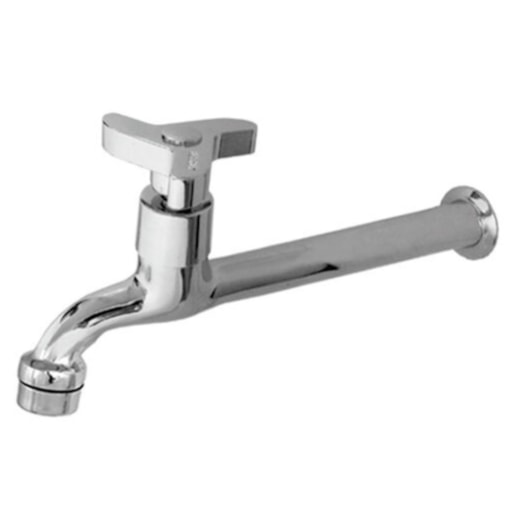 Torneira De Cozinha De Parede Com Arejador Wind Cromada Romar 18cm DN15 - DN20 - Imagem principal - ba591dd4-5949-4bbc-a6f5-b03512328d74