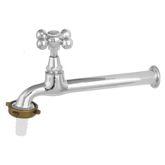 Torneira De Cozinha De Parede Com Bico C33 Luny Cromada Romar 18cm DN15 - DN20 - Imagem principal - fcb58a26-8f72-48cc-ab38-b068e4ad8be8
