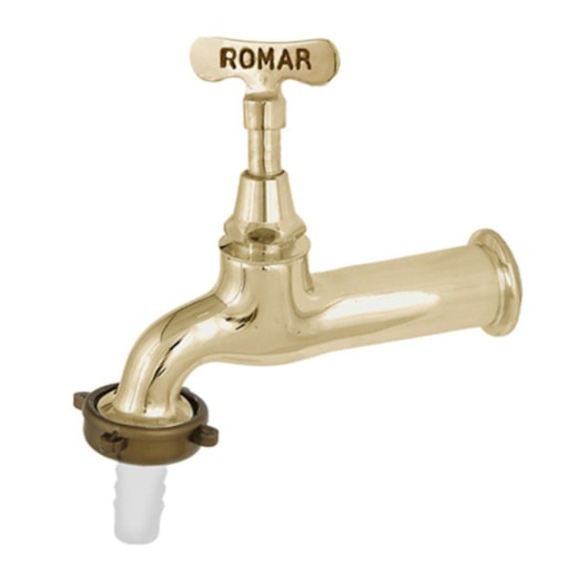 Torneira de Jardim com Chaveta Amarela Longa Romar DN15 - DN20 - Imagem principal - 1384033e-31ac-4c5e-9418-1584fba47663