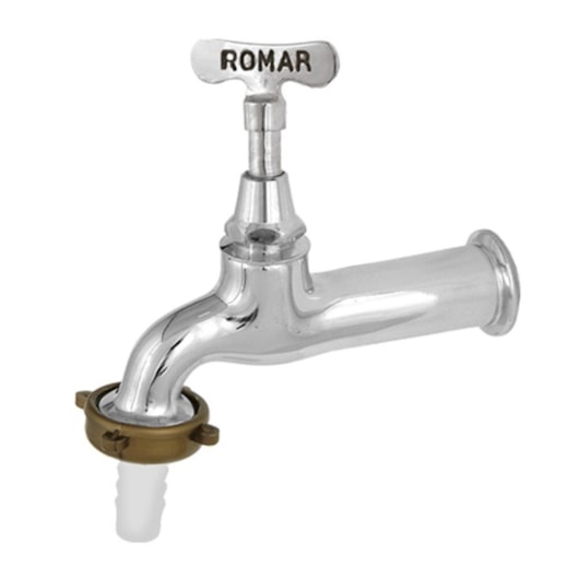 Torneira De Jardim Com Chaveta Longa Cromada Romar DN15-DN20 - Imagem principal - 5a16da39-56f9-4143-a255-624139b92122