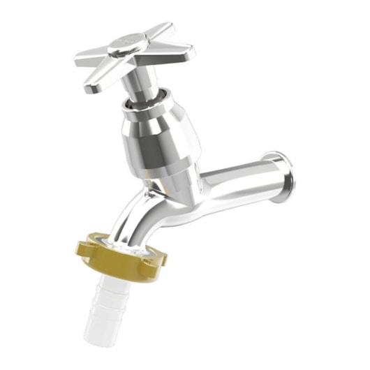 Torneira de Jardim Longa Cromada Romar DN15-DN20 - Imagem principal - 6f883733-b377-4d75-a33e-9aaf93ca5c0f