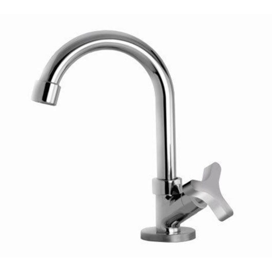 Torneira de Lavatório de Mesa Bica Alta Plus Cromada Romar DN15 - Imagem principal - 933345a3-0b86-4ee4-af16-4947e7a32977