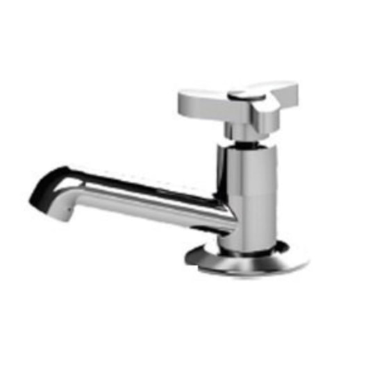 Torneira de Lavatório de Mesa Bica Baixa Simples Wind Cromada Romar DN15 - DN20 - Imagem principal - 21c6be81-d30b-47c2-bab5-ae2c0f44f4a8