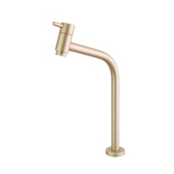 Torneira De Mesa 1203 77 Bica Alta Dourado Matte Meber