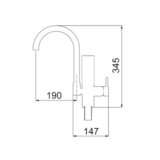 Torneira De Mesa Com Filtro Purificador Acqua Class Lorenzetti 1143 C24 - Imagem principal - df1b1a0e-1be2-419d-bf15-1b1764de371d