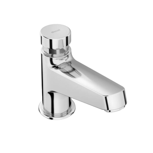 Torneira De Mesa Ômega Pressmatic Cromado Docol - Imagem principal - 531b473b-7cb6-4175-b495-492823f97a8a