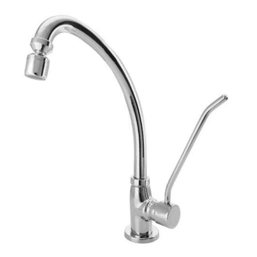 Torneira de Mesa p/Cozinha Bica Móvel Clinic Cromada Romar - Imagem principal - 767a750e-9b55-4576-903c-797e4ae47d18