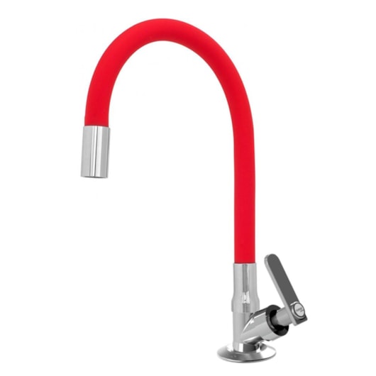 Torneira de Mesa p/Cozinha Bica Móvel Pratic Red Cromado DN15 Romar - Imagem principal - 1d24e5a2-c7bd-4006-9173-bef5acf94930